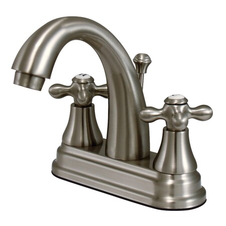 Kingston Brass KS7618AX 4" Centerset Bathroom Faucet, Brushed Nickel KS7618AX